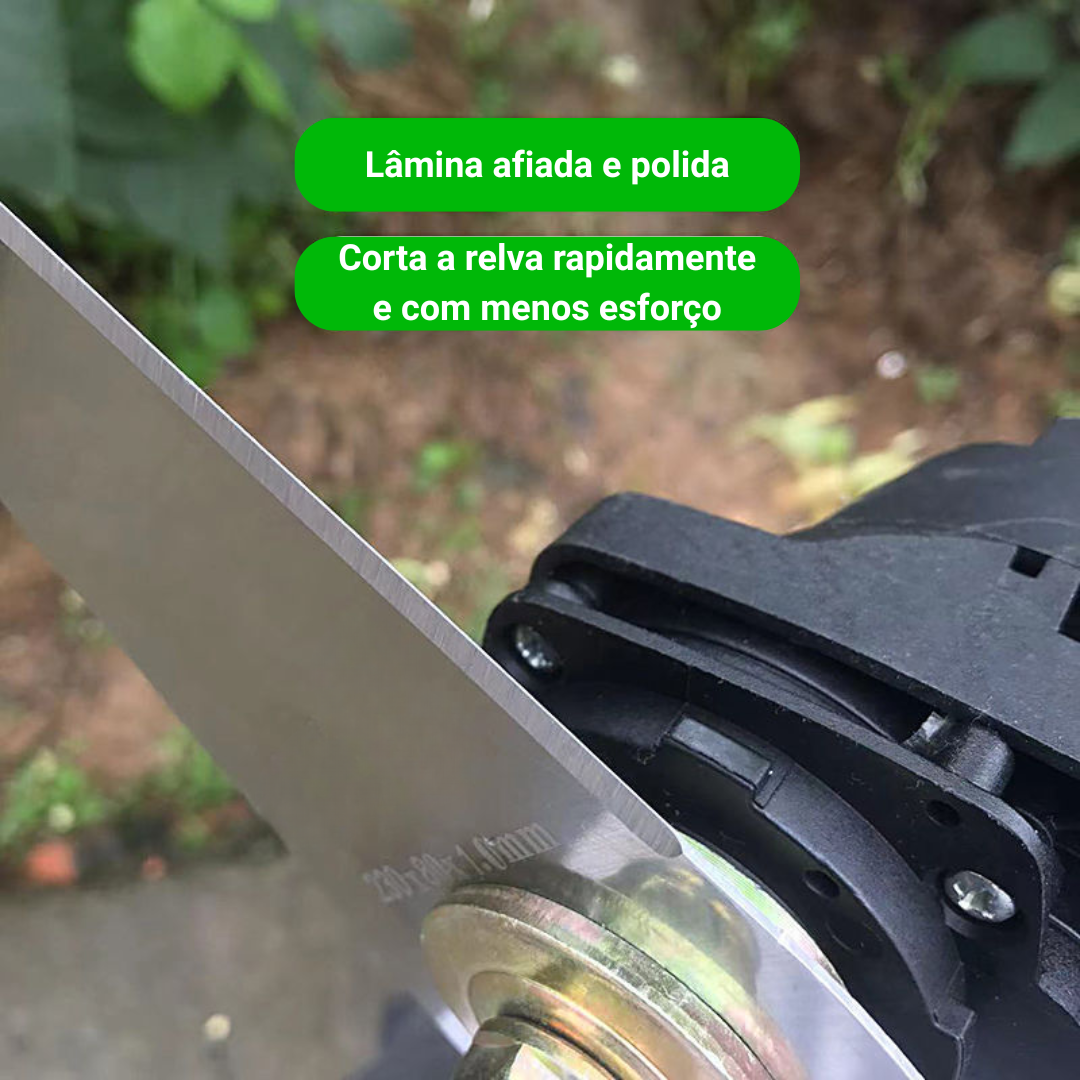 Lâmina de aço manganês 65 – Mais durável, corta mais rápido e de forma uniforme