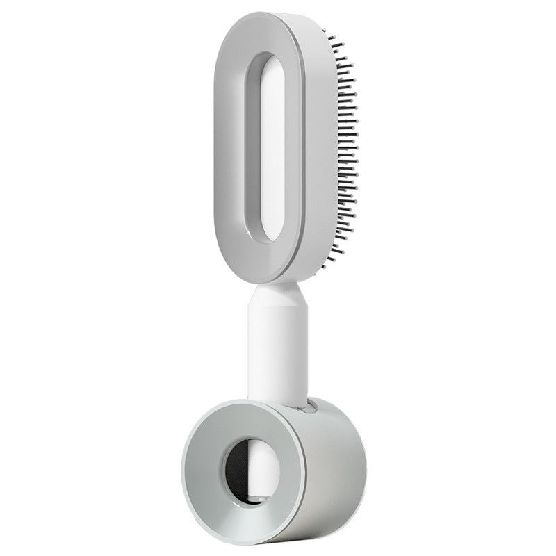 Self Cleaning Hair Brush - One-Key Cleaning Anti-Static Comb