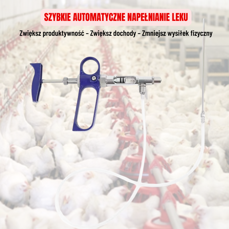 Seringa 2ml para Frangos e Patos – Aplicação Rápida, Precisa e Sem Desperdício