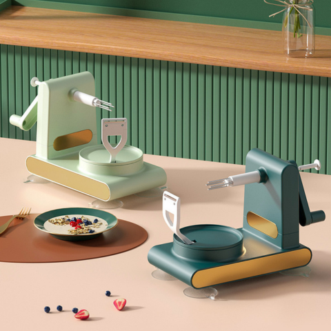 Descascador Multifrutas de Rotação Rápida - Com Cortador de Maçãs