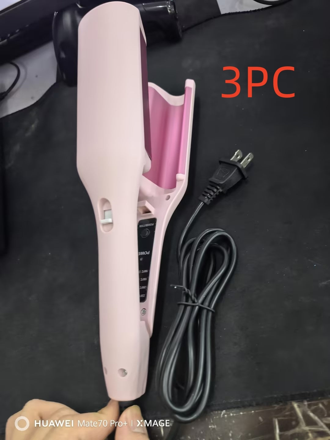 Hair Curling Iron 32mm - Deep Wave Curler with 4 Temperature Settings
