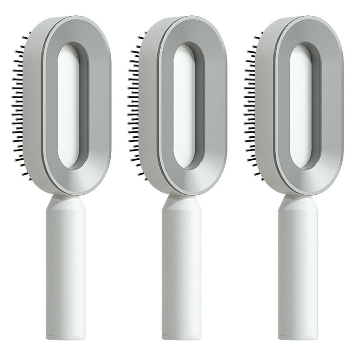 Self Cleaning Hair Brush - One-Key Cleaning Anti-Static Comb