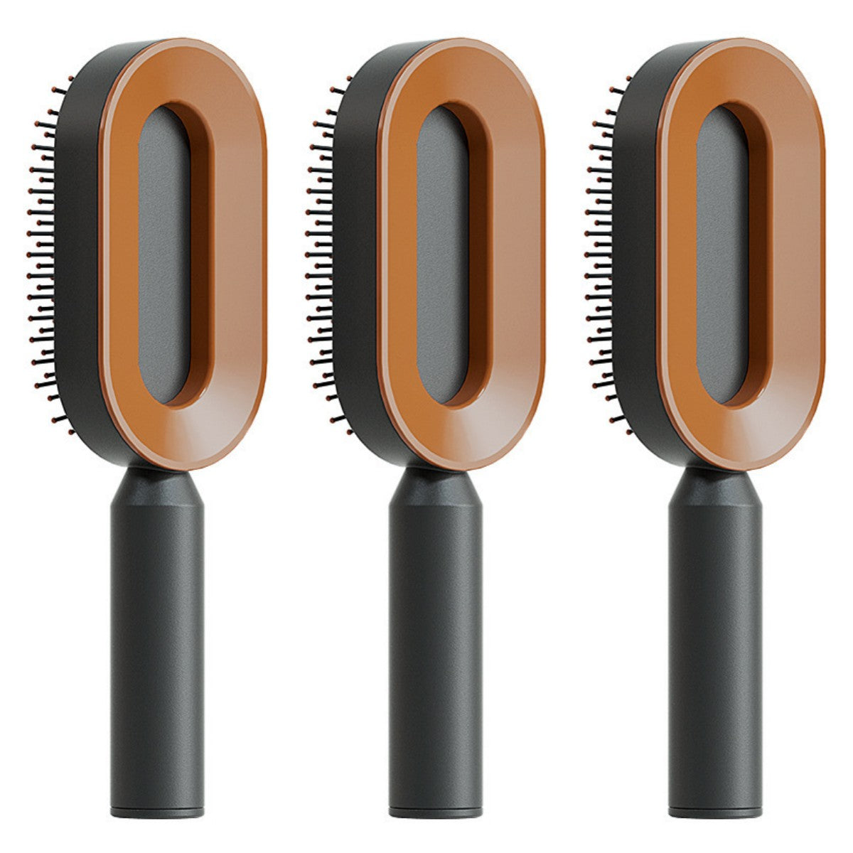 Self Cleaning Hair Brush - One-Key Cleaning Anti-Static Comb