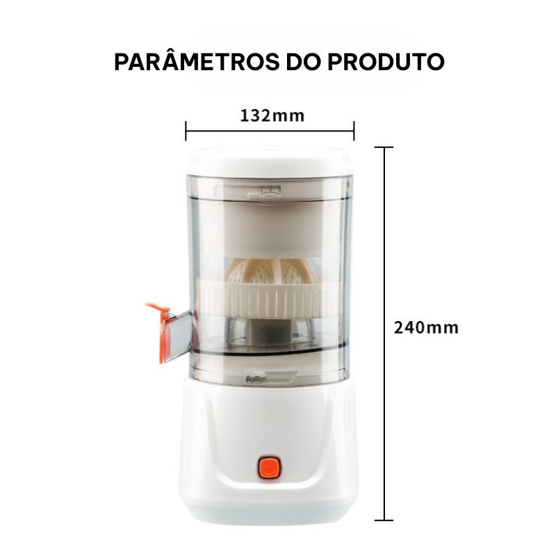 Espremedor Elétrico Multifuncional – Suco Durável e Prático em Casa