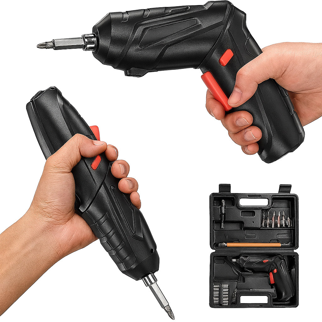 Chave de Fenda Elétrica Multifuncional com Luz LED