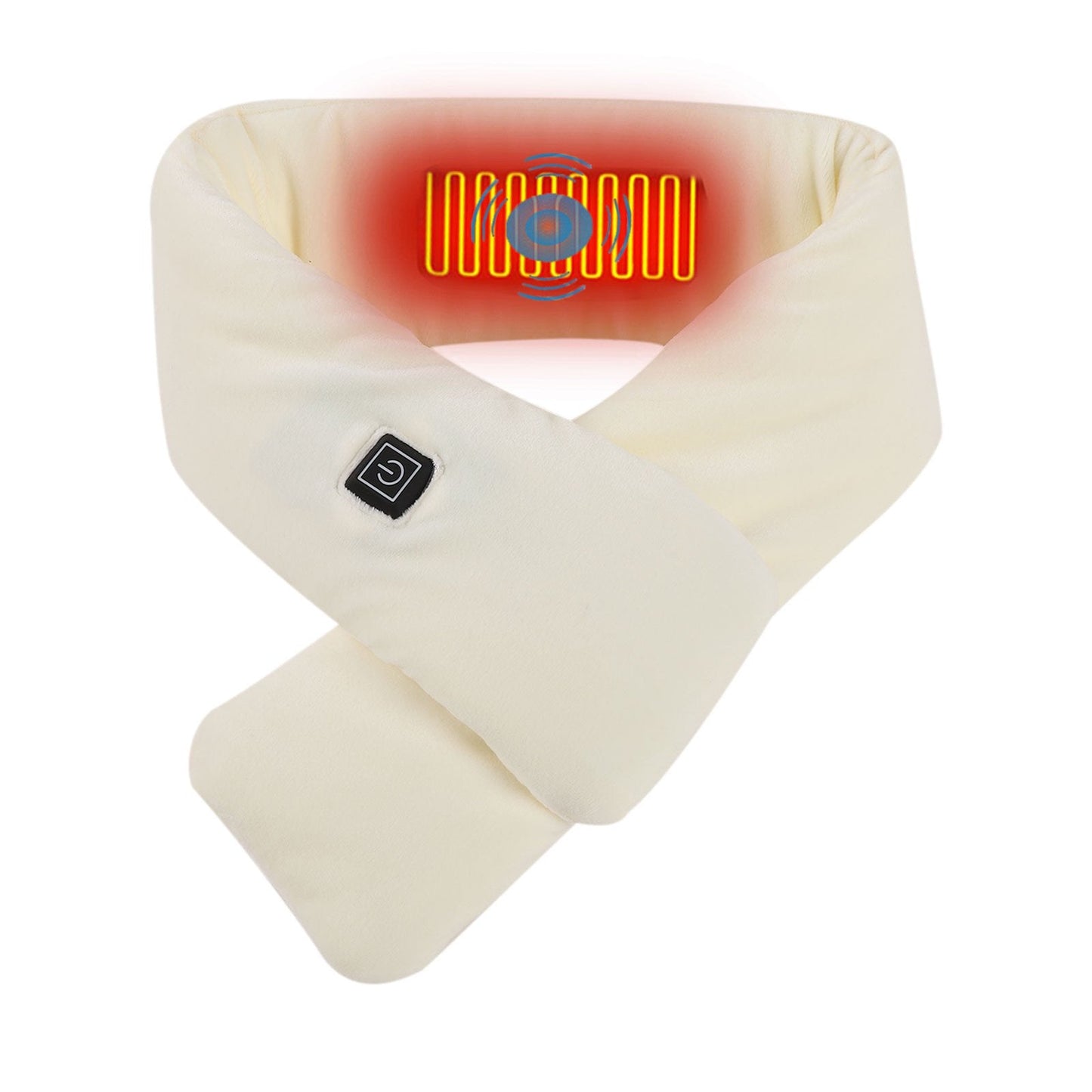 Cachecol Aquecido USB - 3 Níveis de Temperatura com Power Bank