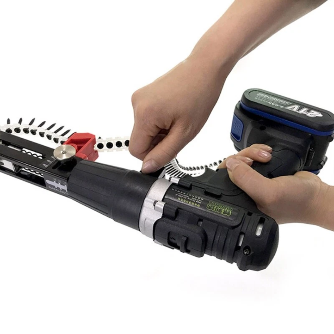 Adaptador para Berbequim em Aparafusadora - Com Fita de Parafusos