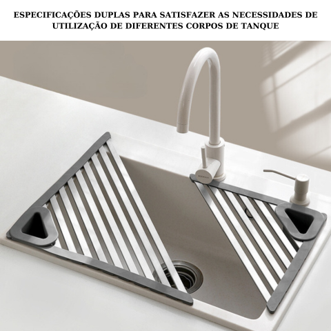 Escorredor de Cozinha em Aço Inoxidável à Prova de Ferrugem