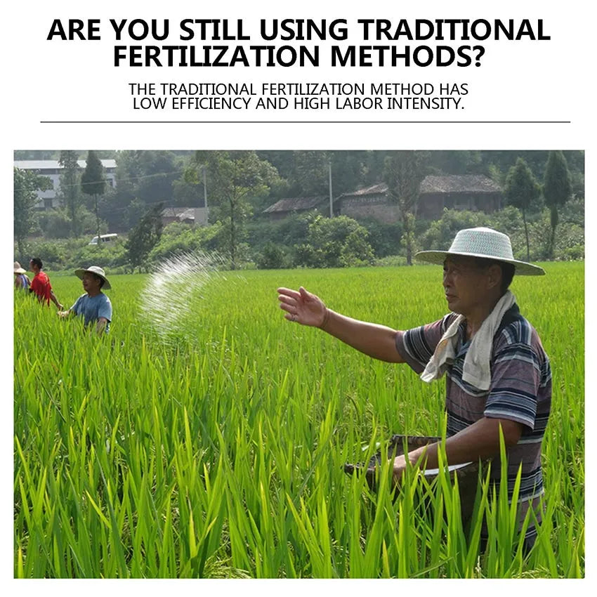 Distribuidor de fertilizante inteligente de mochila