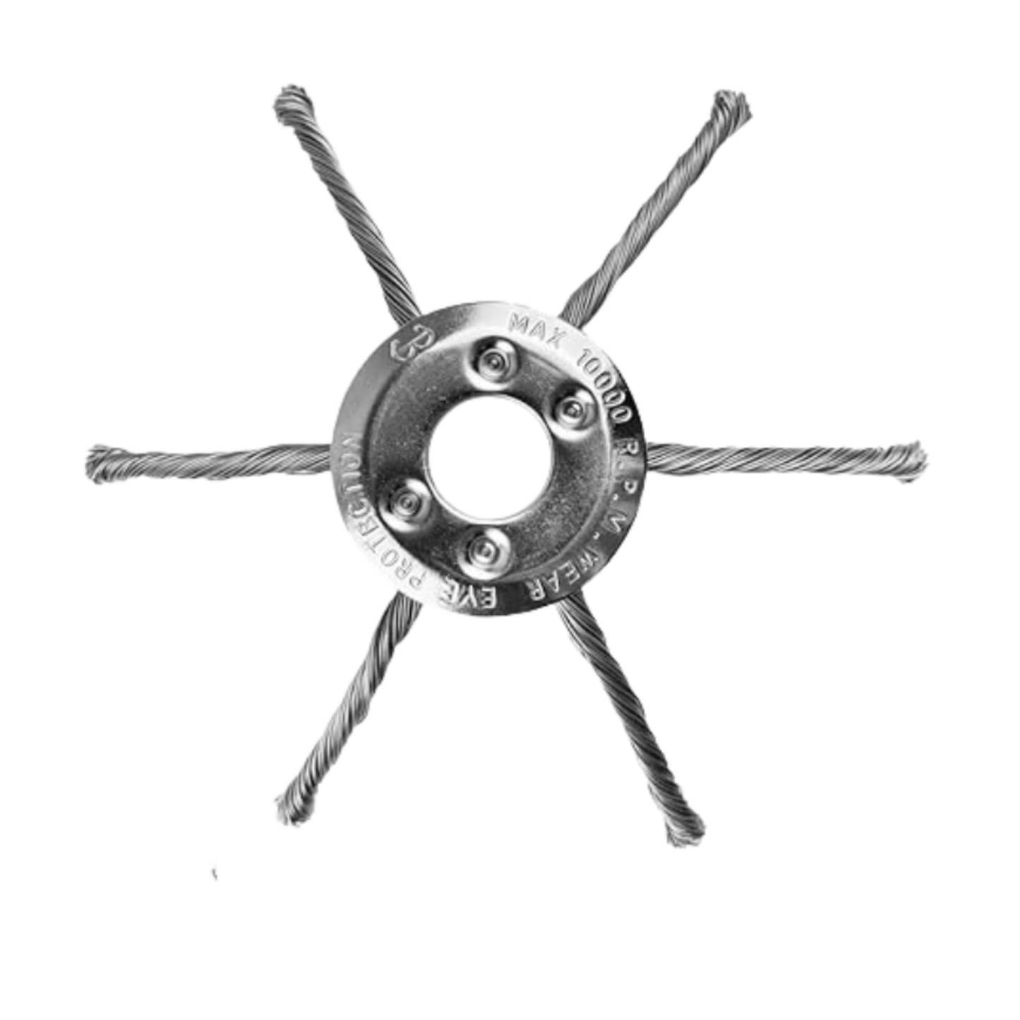 Cabeça de Corta-Relva com 6 Braços de Arame de Aço