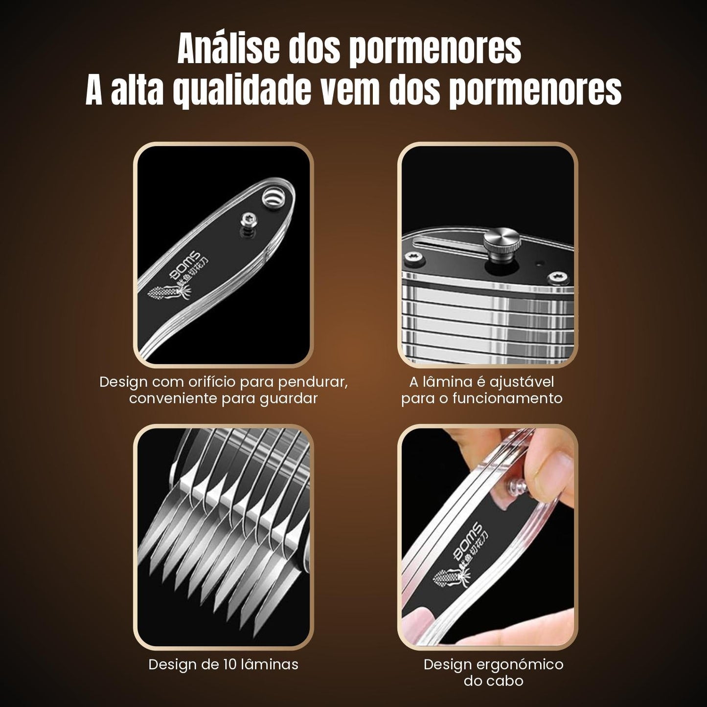 Utensílio de Cozinha Multifuncional - Cortador de Legumes