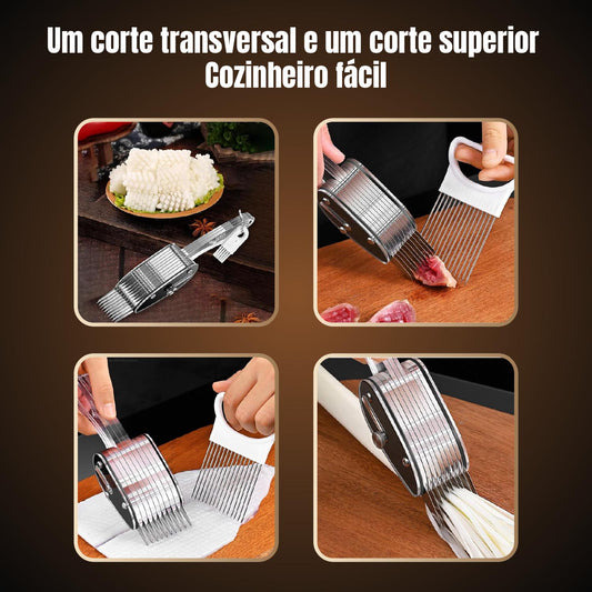 Utensílio de Cozinha Multifuncional - Cortador de Legumes