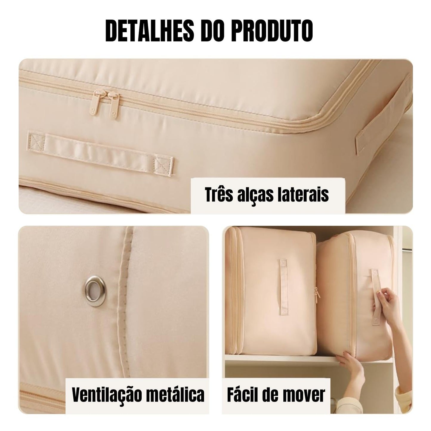 Bolsas Organizadoras de Compressão Automática (54x42x30cm)