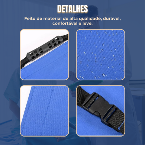 Tapete de Transferência de Doentes com 6 Pegas