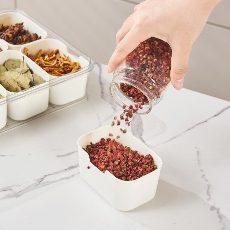 Caixa de Armazenamento com 8 Divisórias Multiuso