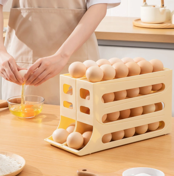 Caixas de Plástico para Ovos de 4 Níveis