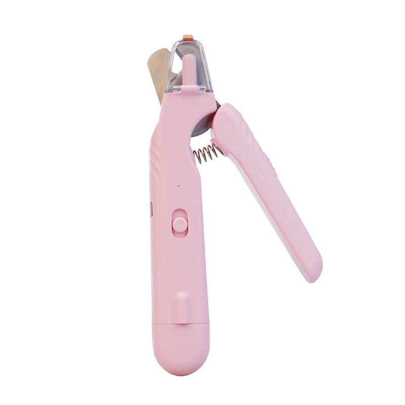 2 In 1 Pet Nail Clippers With LED Light