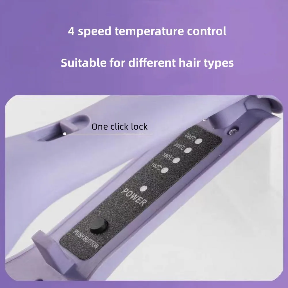 Hair Curling Iron 32mm - Deep Wave Curler with 4 Temperature Settings