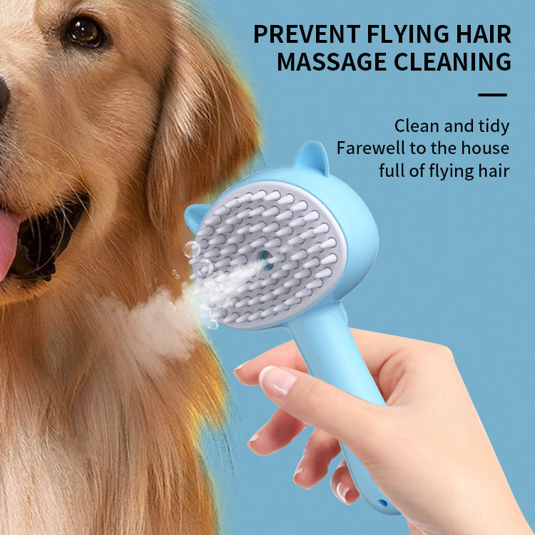 Hair Cleaning Brush With Mist for Pets