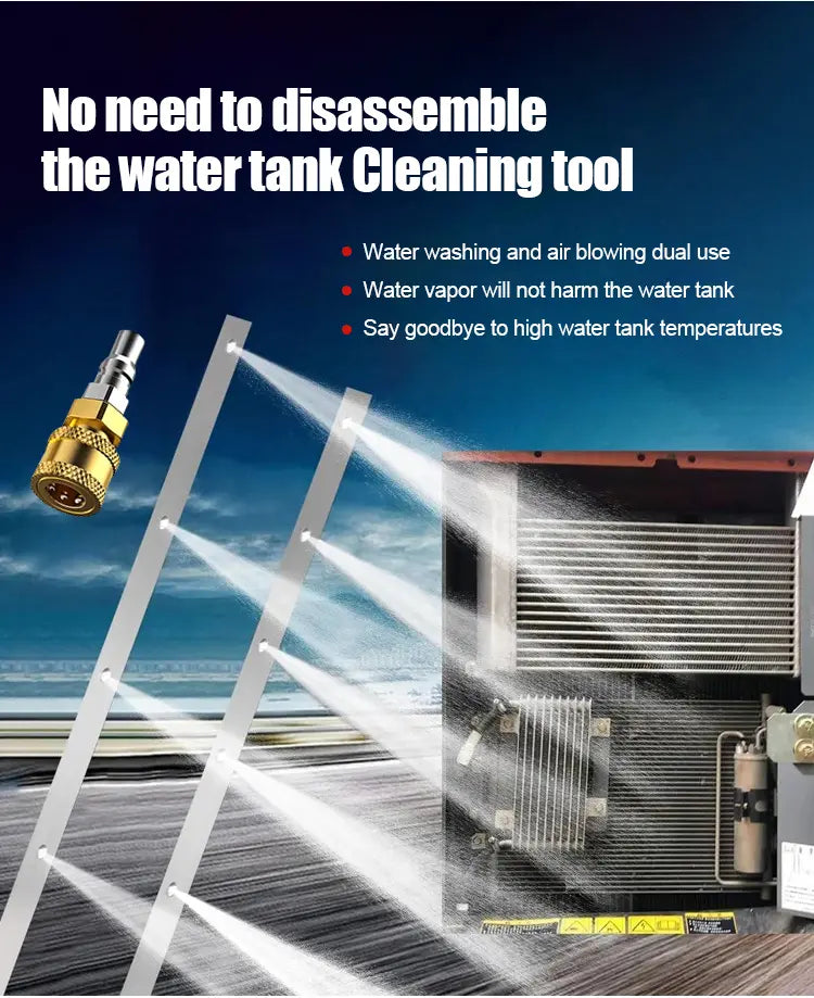 Ferramenta de Limpeza para Depósitos de Água de Veículos