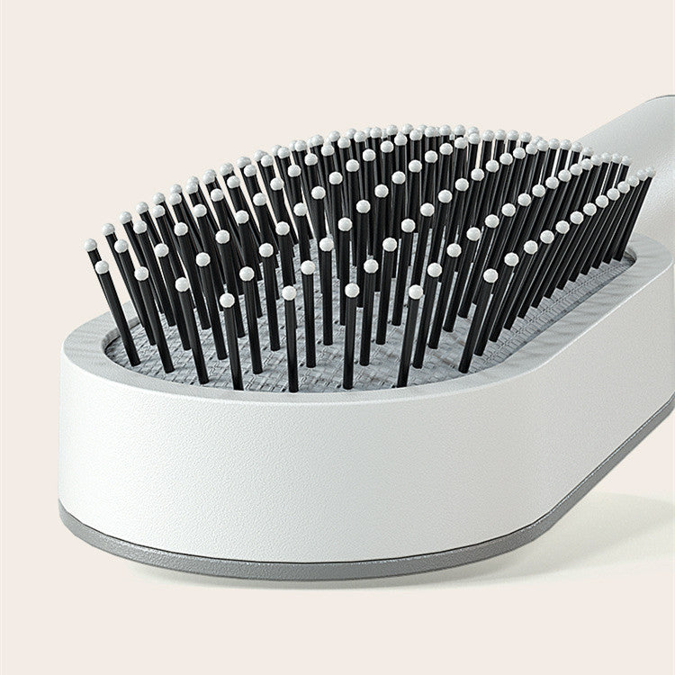 Self Cleaning Hair Brush - One-Key Cleaning Anti-Static Comb