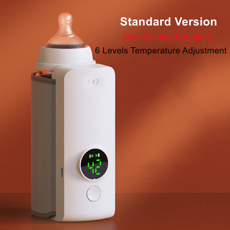 Portable Wireless Baby Bottle Warmer - USB Rechargeable