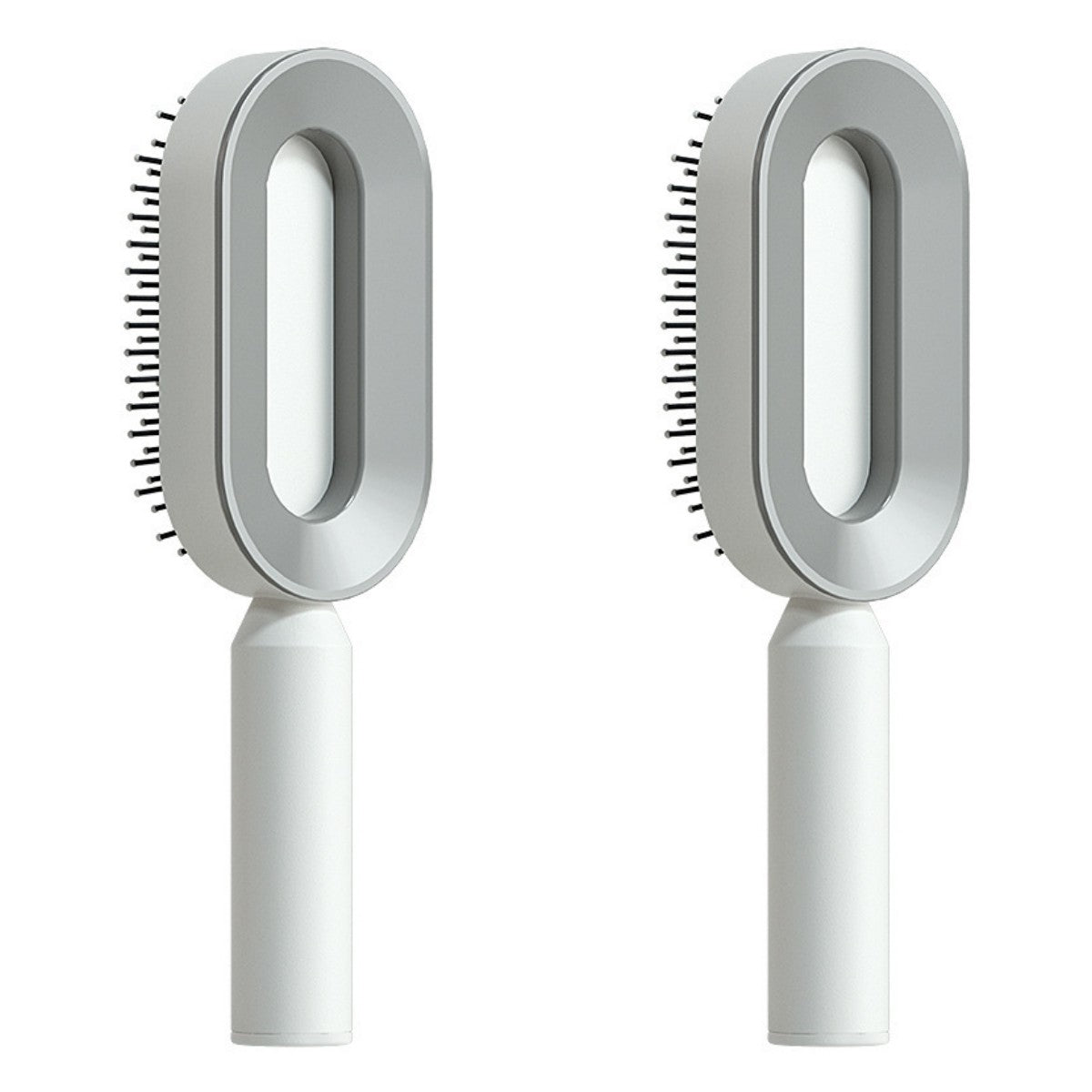 Self Cleaning Hair Brush - One-Key Cleaning Anti-Static Comb