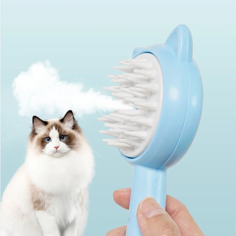 Hair Cleaning Brush With Mist for Pets