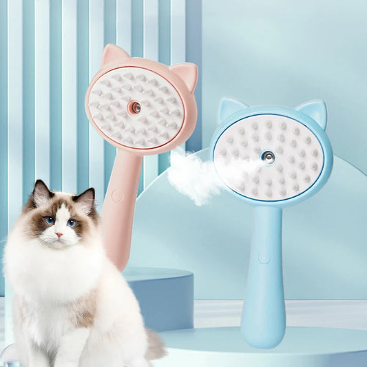 Hair Cleaning Brush With Mist for Pets