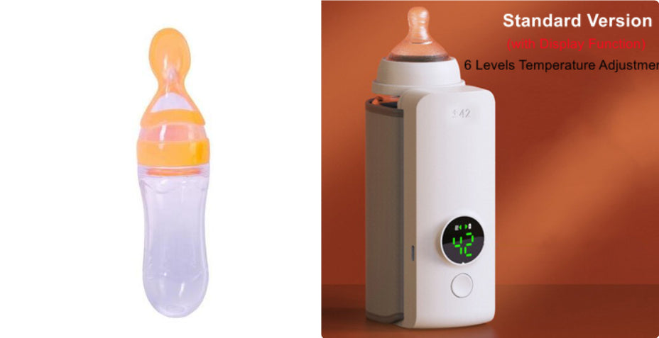 Portable Wireless Baby Bottle Warmer - USB Rechargeable
