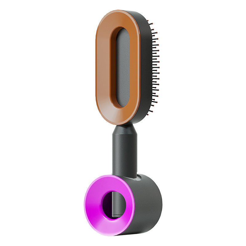 Self Cleaning Hair Brush - One-Key Cleaning Anti-Static Comb