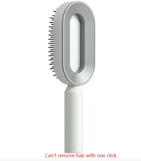 Self Cleaning Hair Brush - One-Key Cleaning Anti-Static Comb