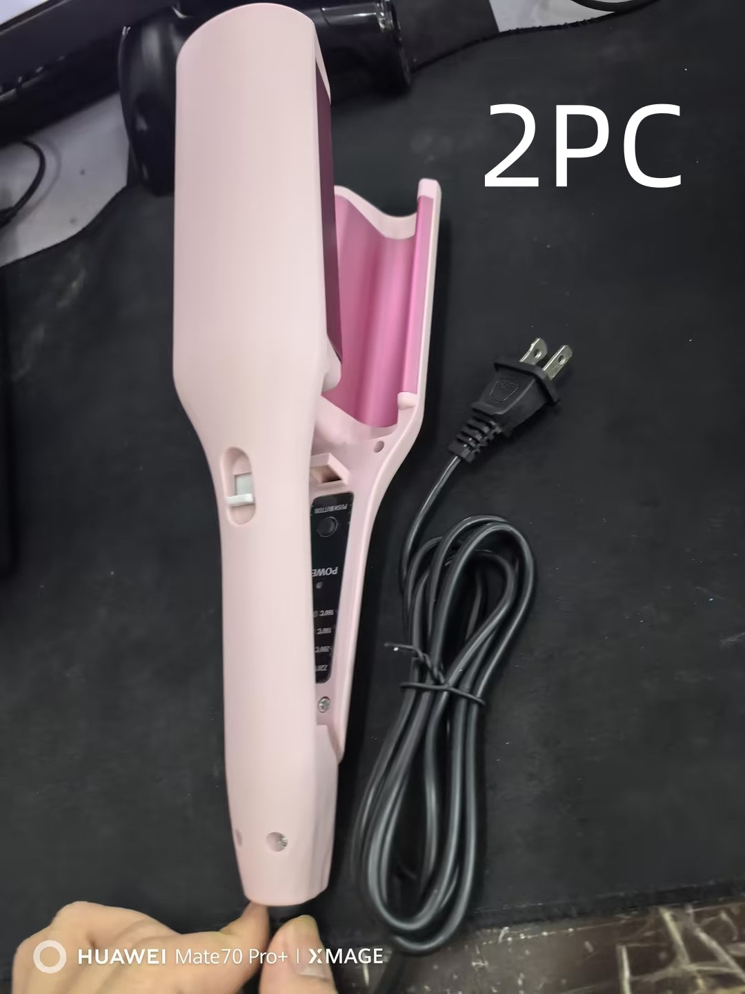 Hair Curling Iron 32mm - Deep Wave Curler with 4 Temperature Settings
