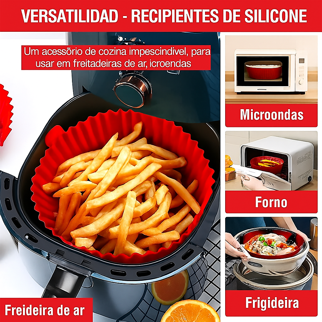 Bandeja de Silicone Multifuncional Antiaderente