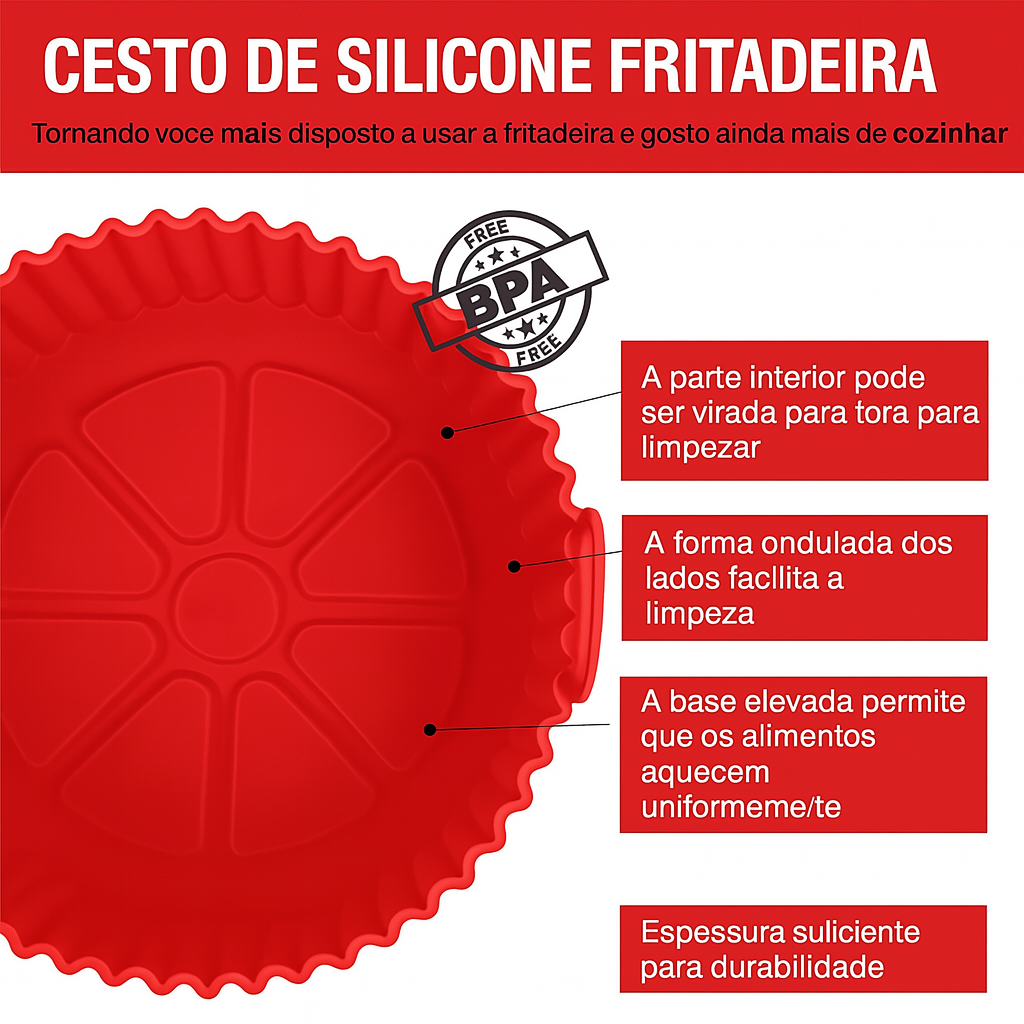 Bandeja de Silicone Multifuncional Antiaderente