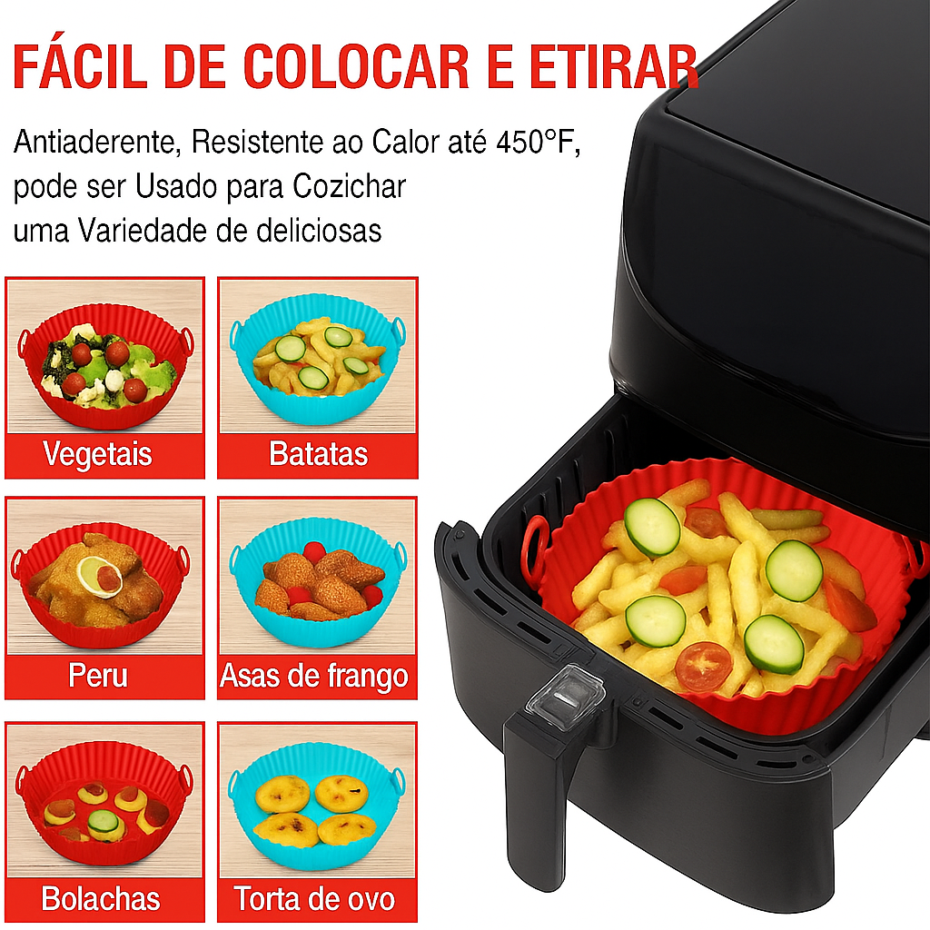 Bandeja de Silicone Multifuncional Antiaderente