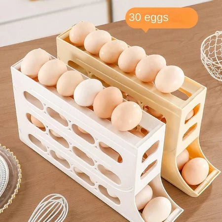 Caixas de Plástico para Ovos de 4 Níveis