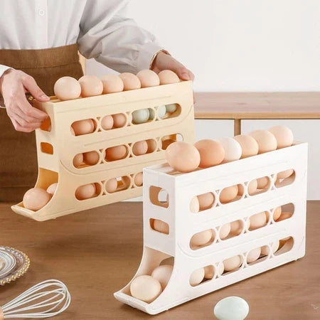 Caixas de Plástico para Ovos de 4 Níveis