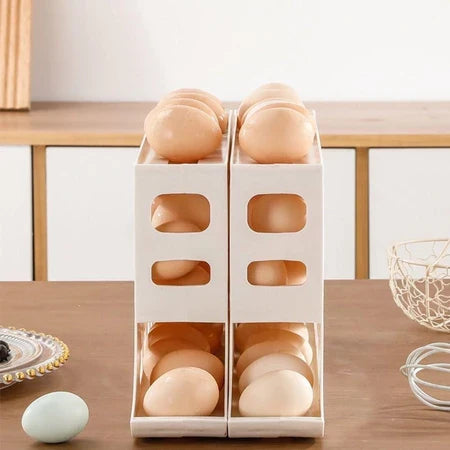 Caixas de Plástico para Ovos de 4 Níveis